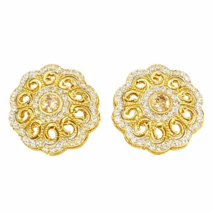 Flower Golden Classy Tops
